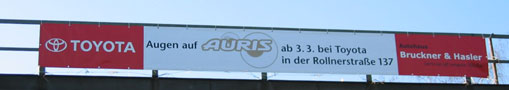 brückenbanner Brückenwerbung die ins Auge sticht
