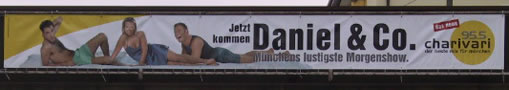 Brückenbanner Radio Charivari